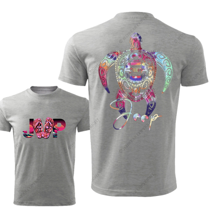 Colorful Summer Turtle Slippers Jp T-Shirt