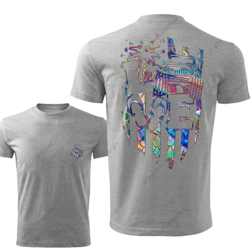 Summer Love Slippers Palm Tree Jp T-Shirt