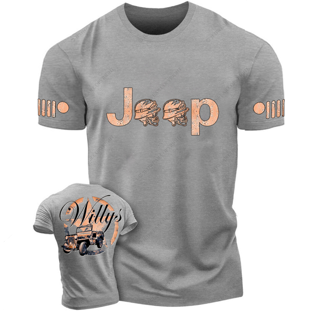 Military Star Willys Vintage Style Jp T-Shirt