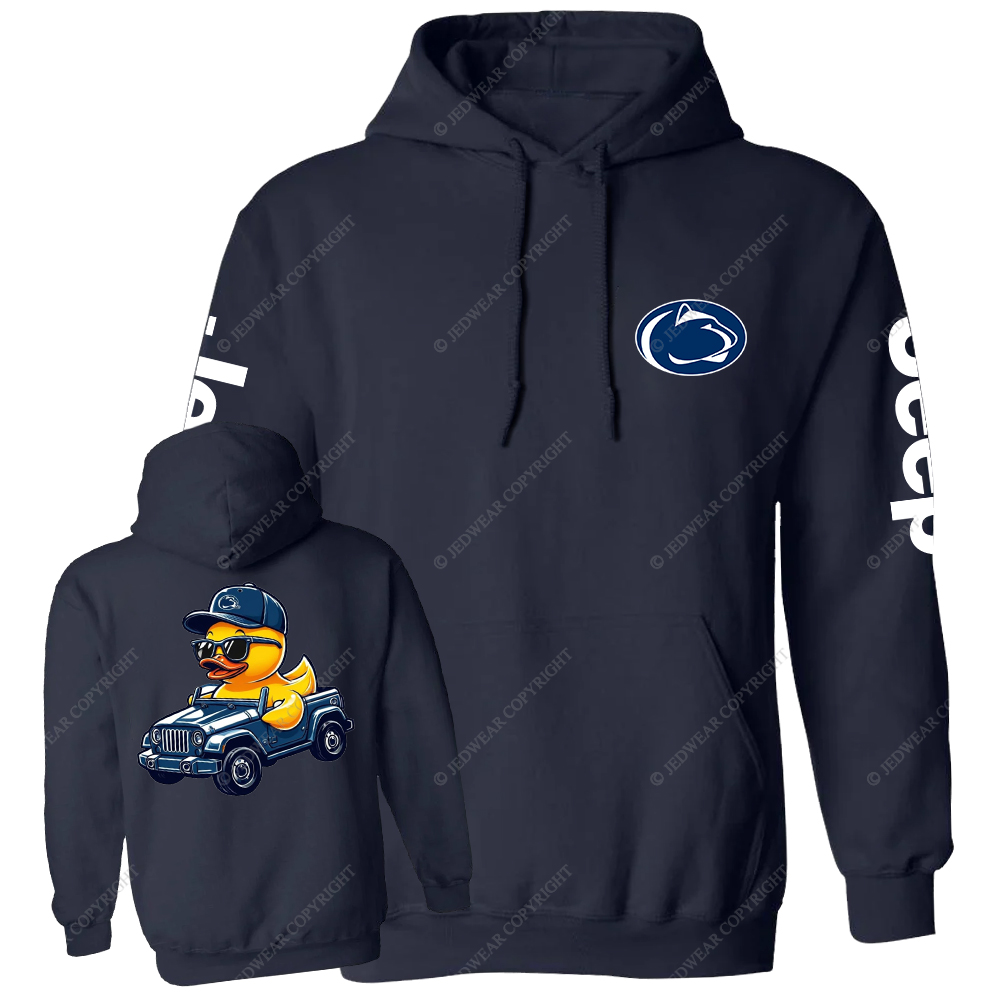Penn State University Duck  Jp Casual Hoodie
