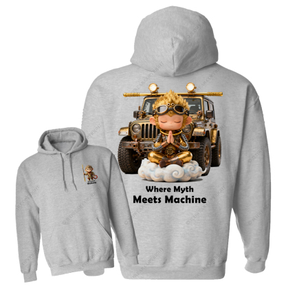 Steampunk Wukong Where Myth Meets Machine Jp Casual Hoodie