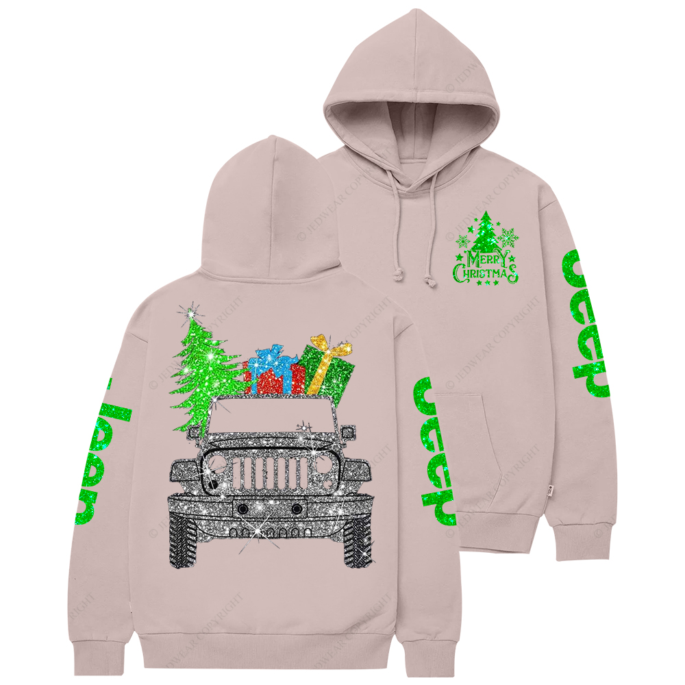 Merry Christmas Bling Jp Casual Hoodie