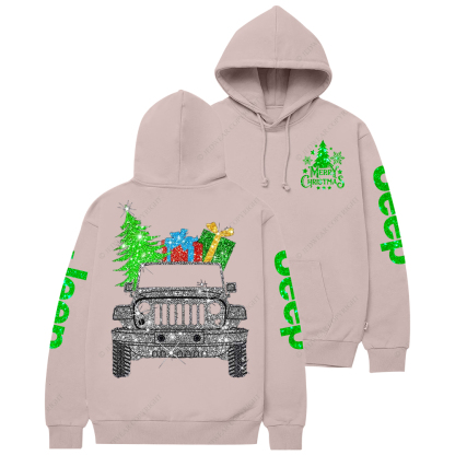 Merry Christmas Bling Jp Casual Hoodie