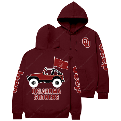 Oklahoma Sooners Football Jp Casual Hoodie