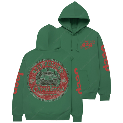 Keep Rolling Christmas Off-Road Jp Casual Hoodie