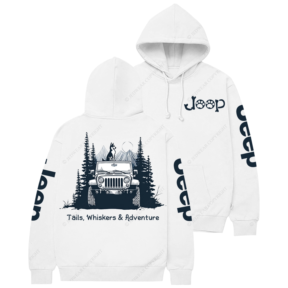 Tails Whiskers Adventure Jp Casual Hoodie