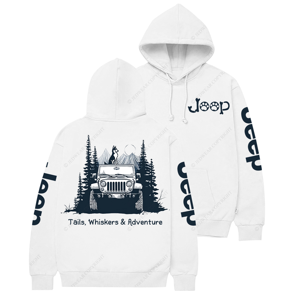 Tails Whiskers Adventure Jp Casual Hoodie