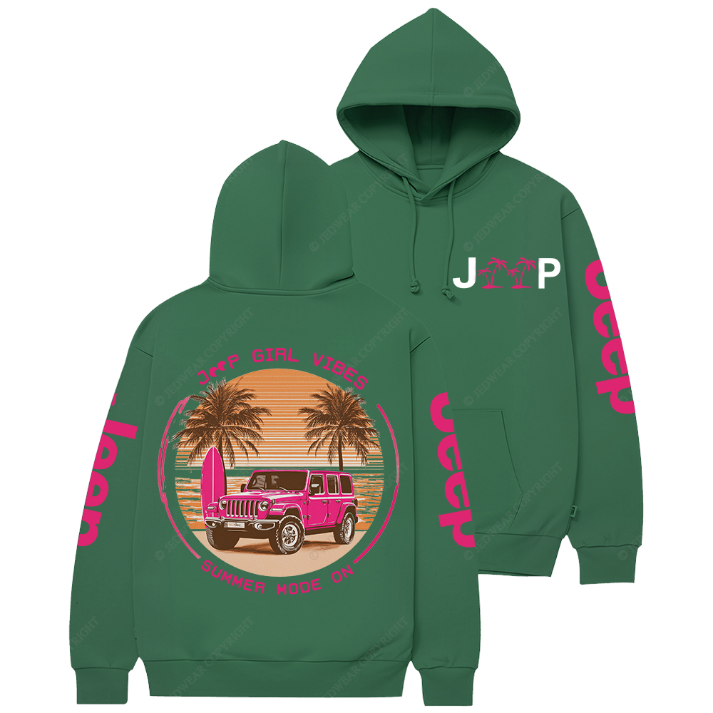 Car Girl Vibes Summer Mode On Jp Casual Hoodie