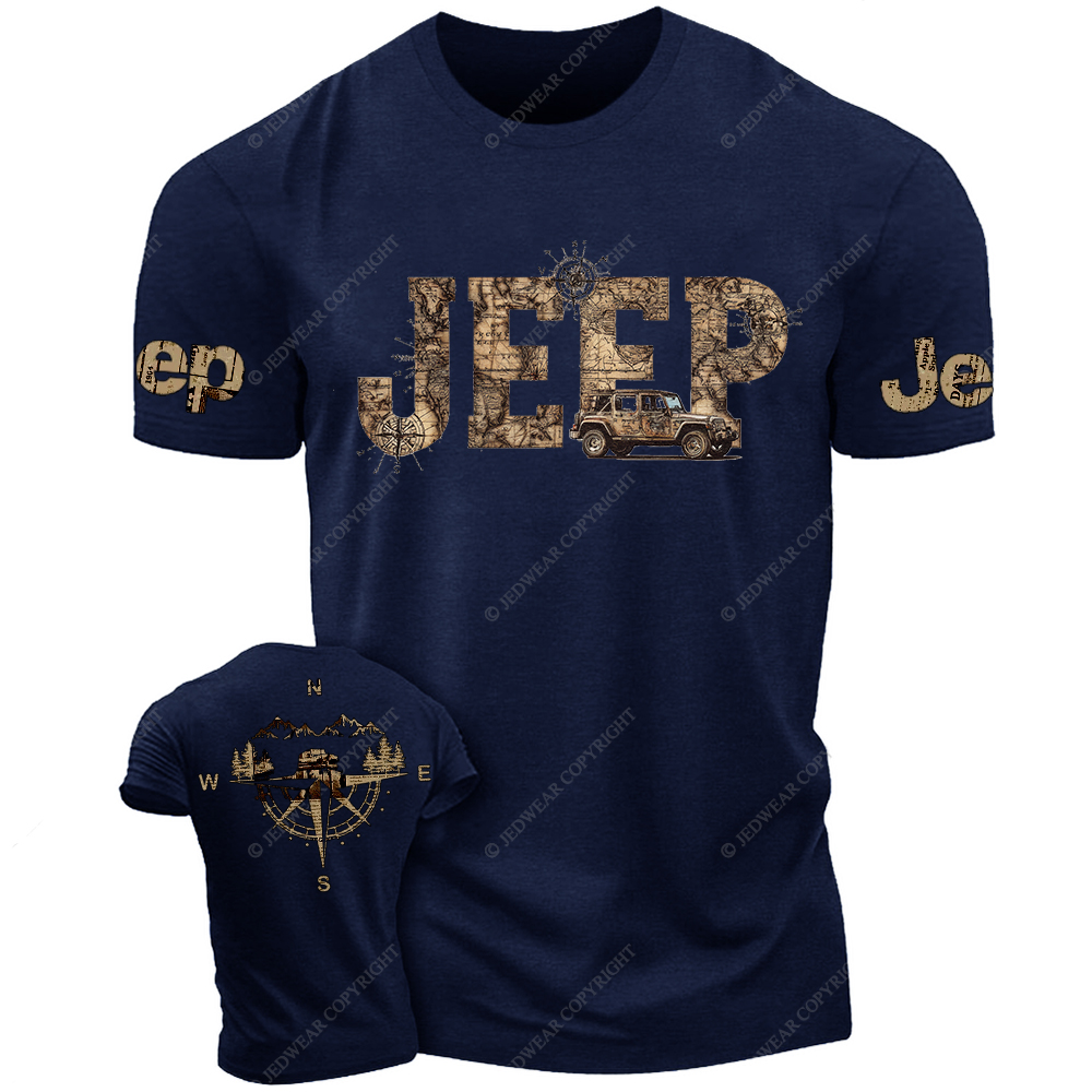 Vintage Style Compass Adventure Jp T-Shirt