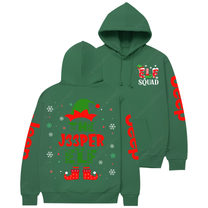 Elf Squad Christmas Jp Casual Hoodie