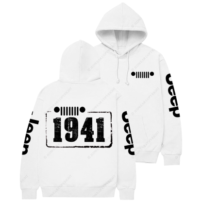 JP Created Times Since 1941 Vintage Style Jp Casual Hoodie