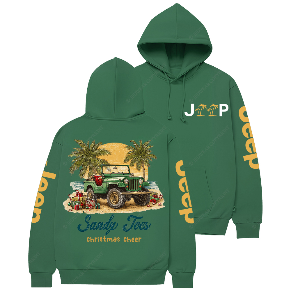 Sandy Toes Christmas Cheer Jp Casual Hoodie
