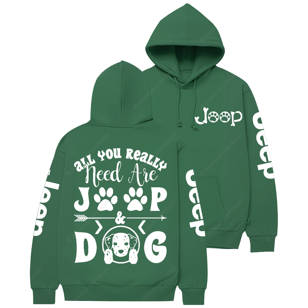 All You Really Need Are Car Dog Jp Casual Hoodie