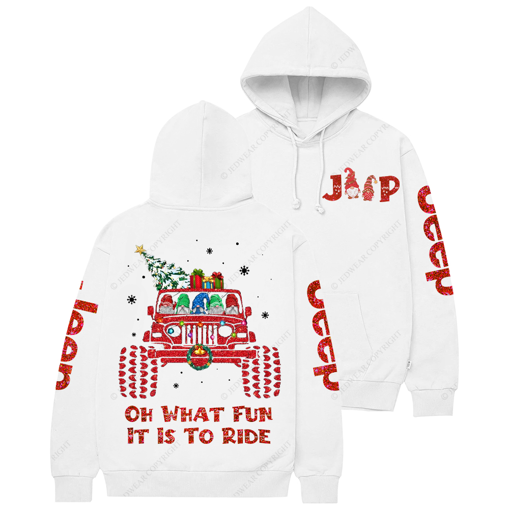 Hanging Xmas With Santa Gnomes Christmas Jp Casual Hoodie