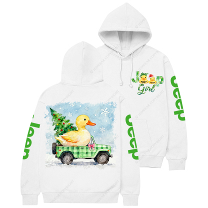 With Green Checkered Christmas Lights Jp Casual Hoodie
