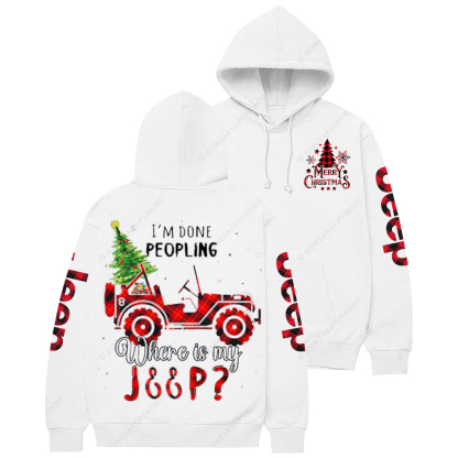 I'm Done Peopling Where Is My Jp Casual Hoodie