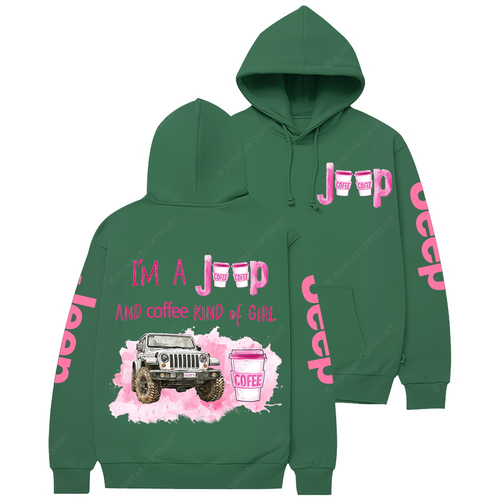 I‘m A Car And Coffee Kind Of Girl Jp Casual Hoodie