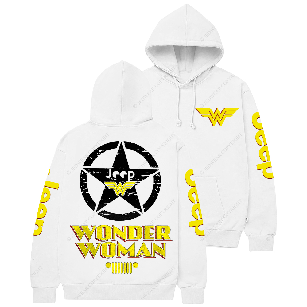 Wonder Woman Military Star Jp Casual Hoodie
