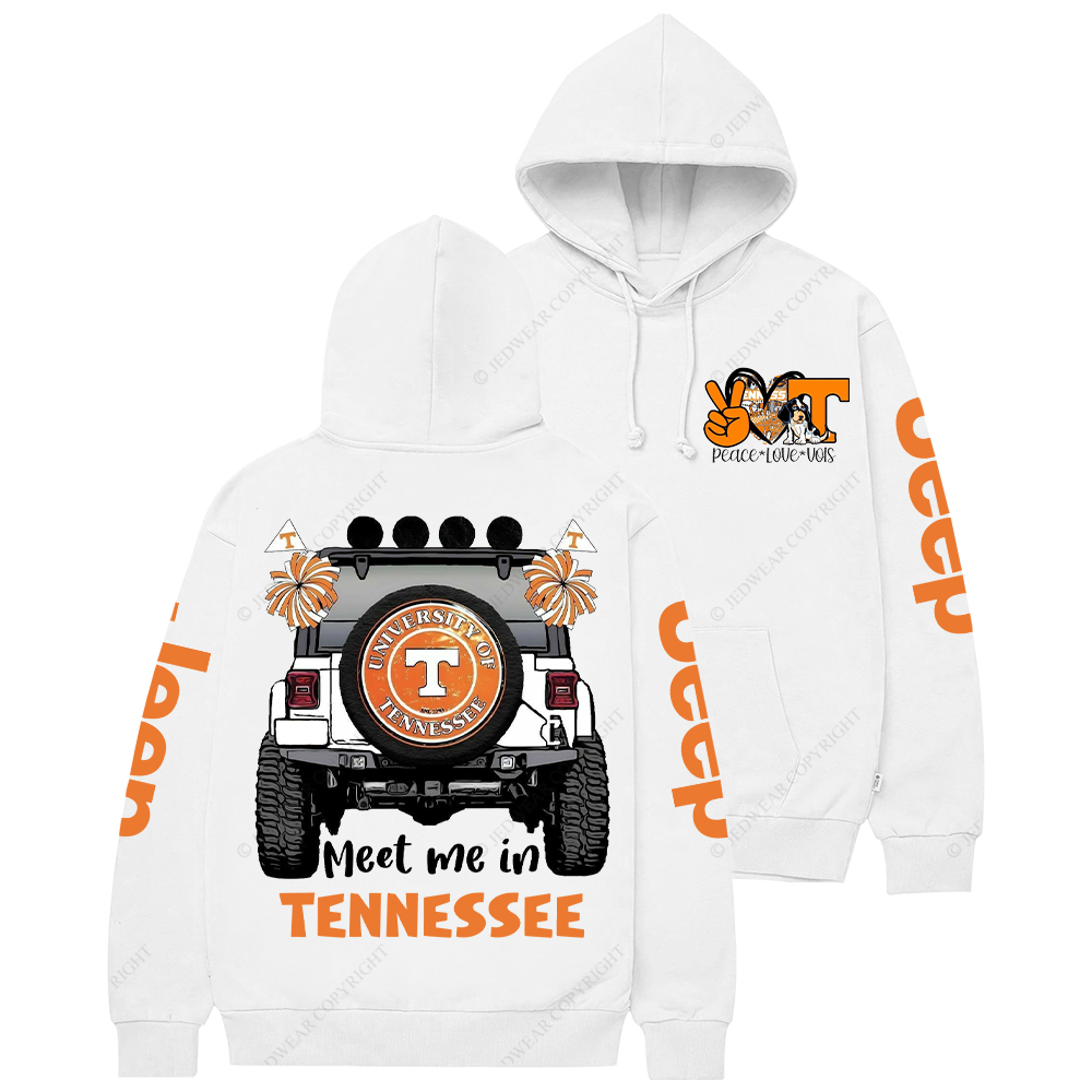 Meet Me In Tennessee Football Jp Casual Hoodie