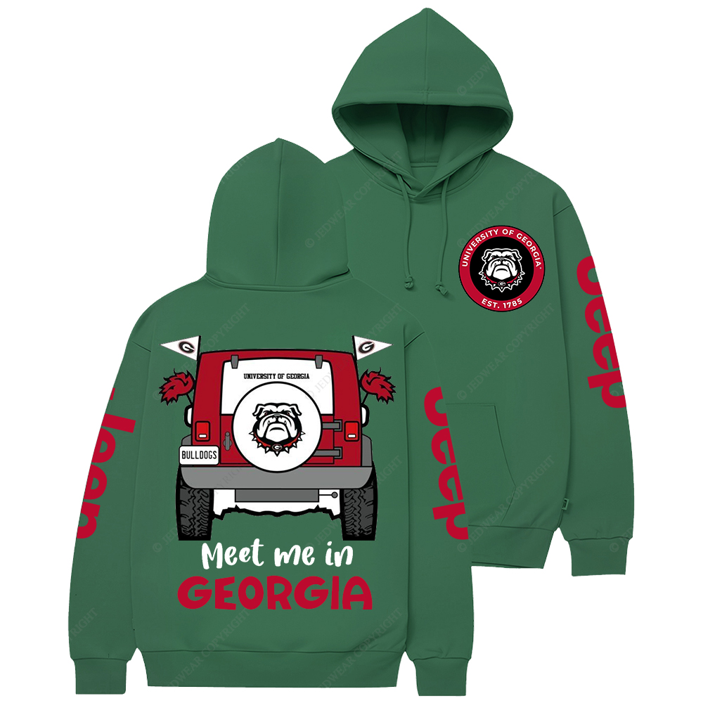 Georgia Bulldogs Football Jp Casual Hoodie