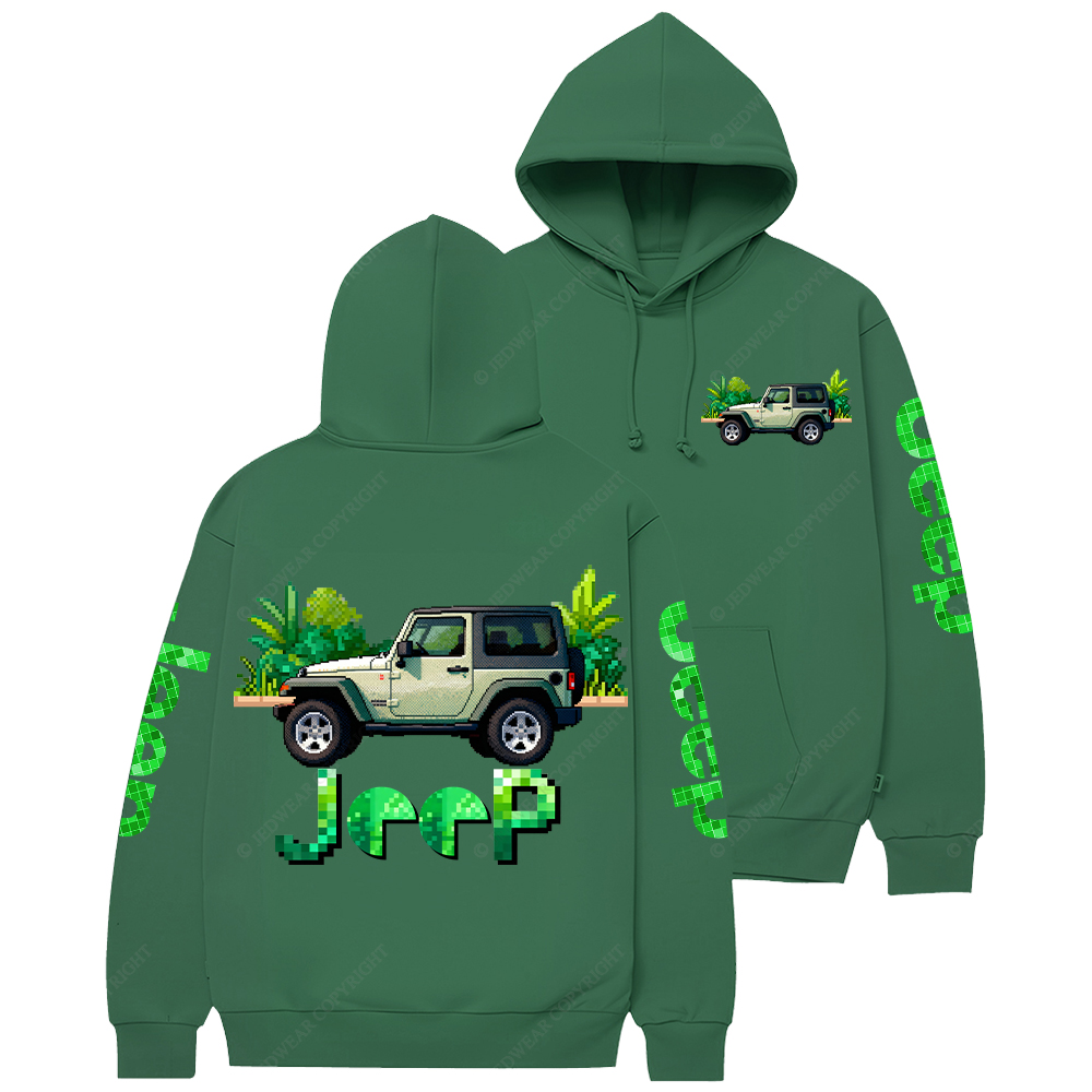 Pixel Outdoor Off-Road Vehicle Jp Casual Hoodie