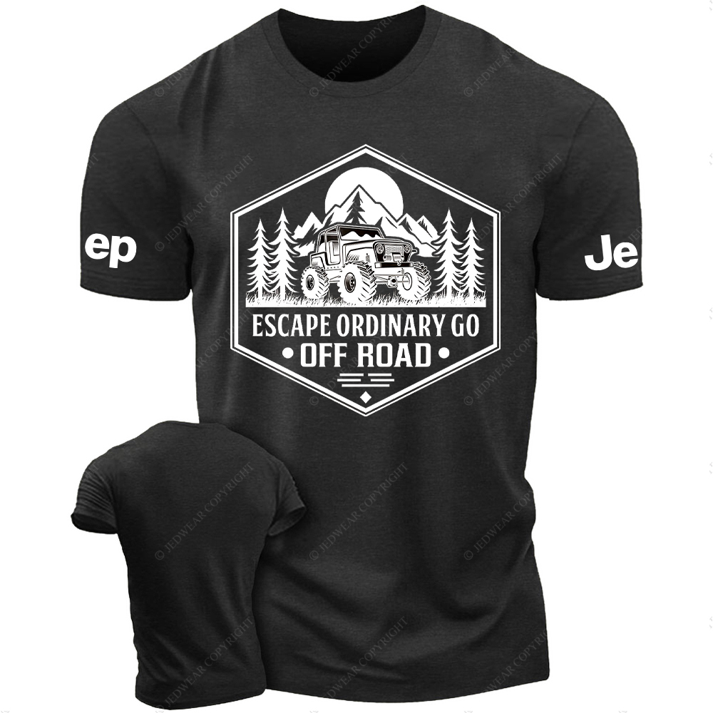 Escape Ordinary Go Off-Road Mountain Tree JP T-Shirt