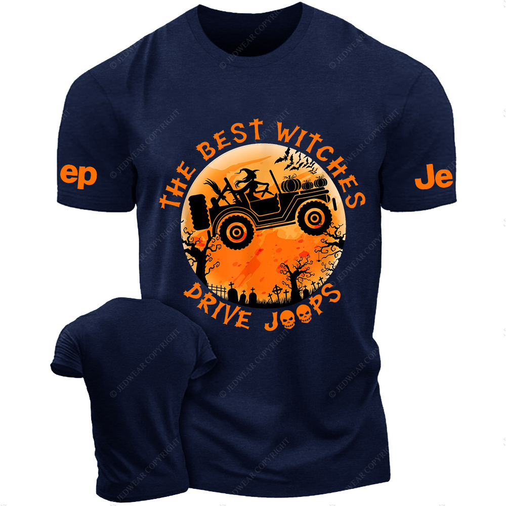 JP Halloween The Best Witches Drive Skull  Bat JP T-Shirt