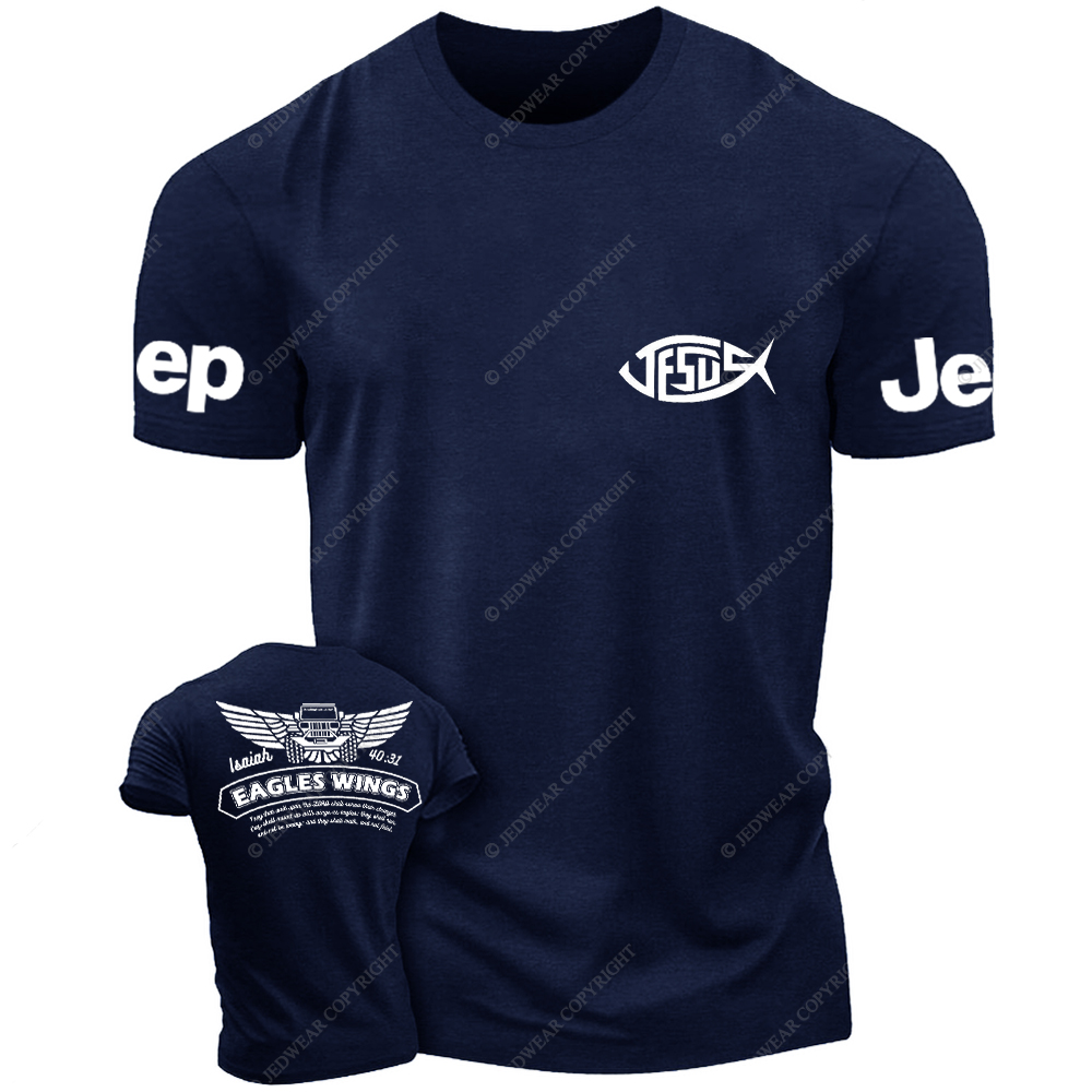 Religion Jesus Eagles Wings Isaiah  40:31 Jp T-Shirt
