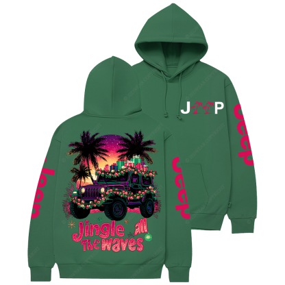 Jingle All the Waves Jp Casual Hoodie