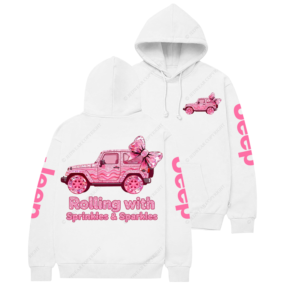 Rolling With Sprinkles Sparkles Candy Style Jp Casual Hoodie