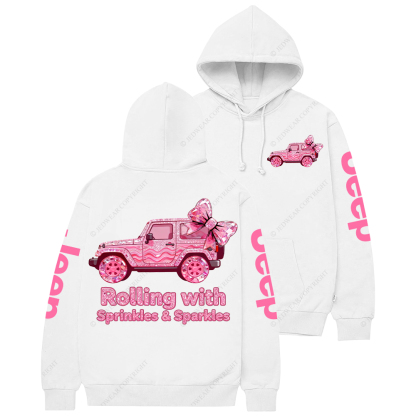 Rolling With Sprinkles Sparkles Candy Style Jp Casual Hoodie