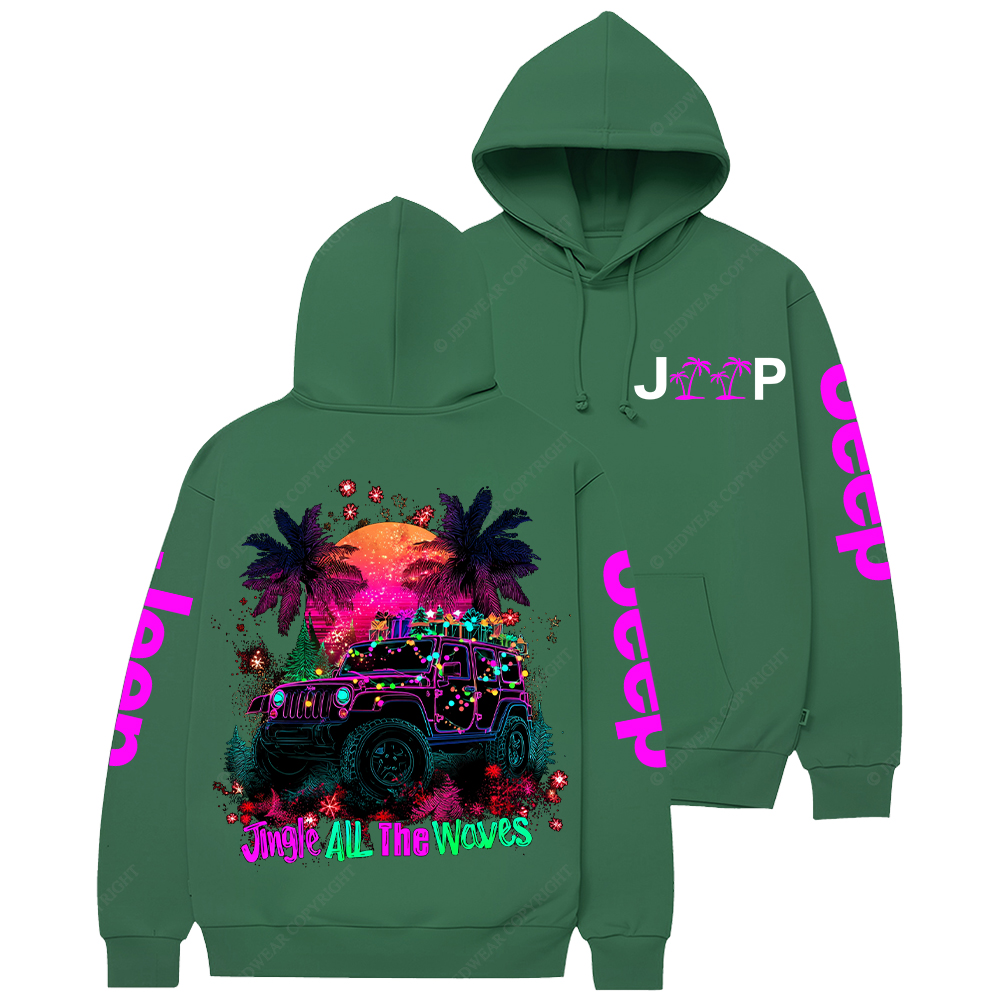 Jingle All the Waves Jp Casual Hoodie