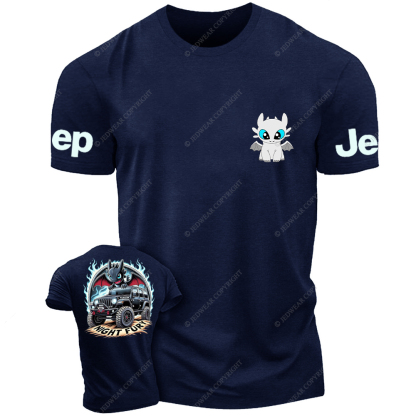 Night Fury Halloween A Little Bat Is Driving Rubicon Jp T-Shirt