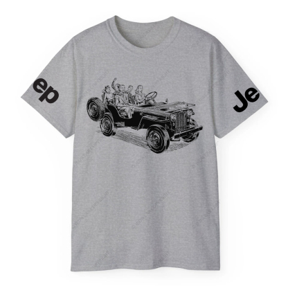 Family Riding in Convertible Jp T-Shirt