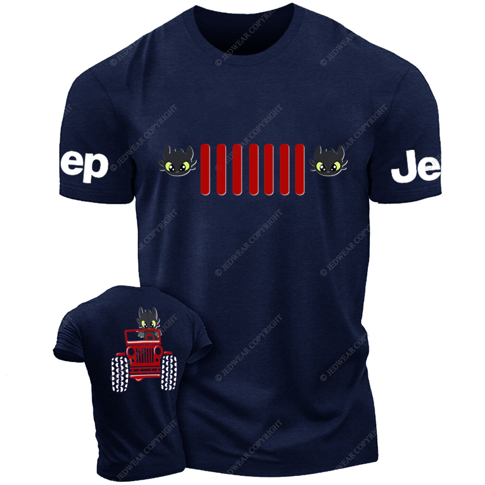 Halloween A Little Bat Is Driving A Car Jp T-Shirt