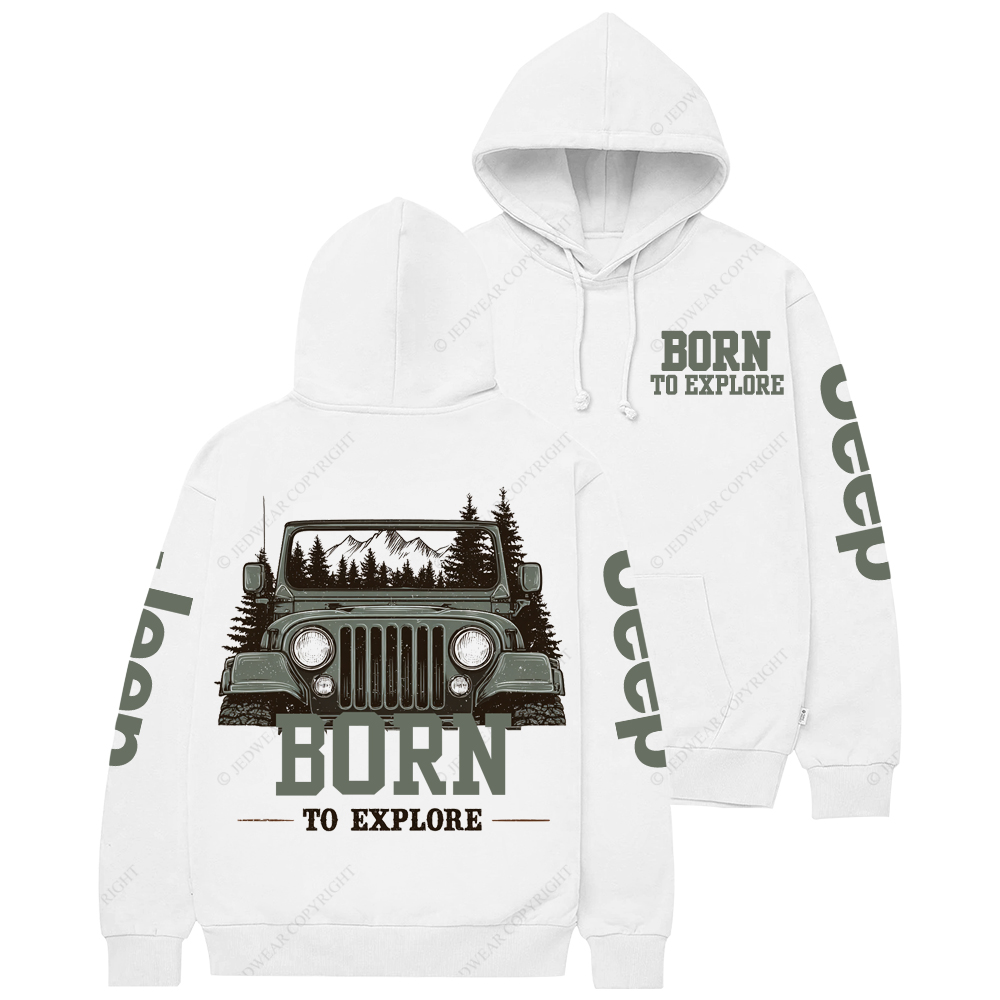 Born To Explore Jp Casual Hoodie