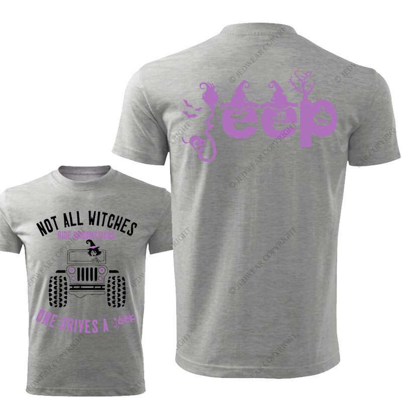 Halloween Not All Witches Ride Broomsticks One Drive A Car Jp T-Shirt