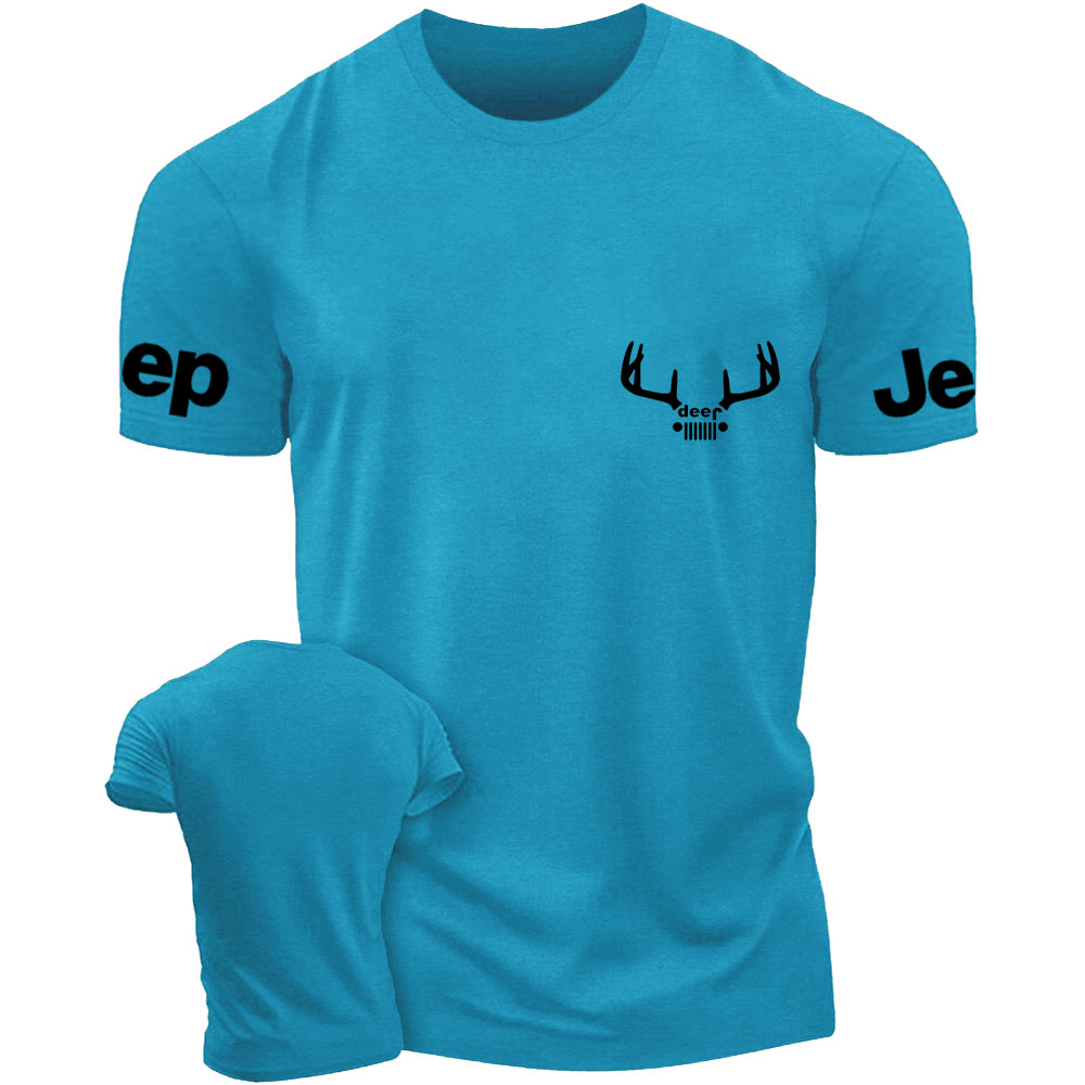 Jp Deer Antlers Grill Hunter T-Shirt