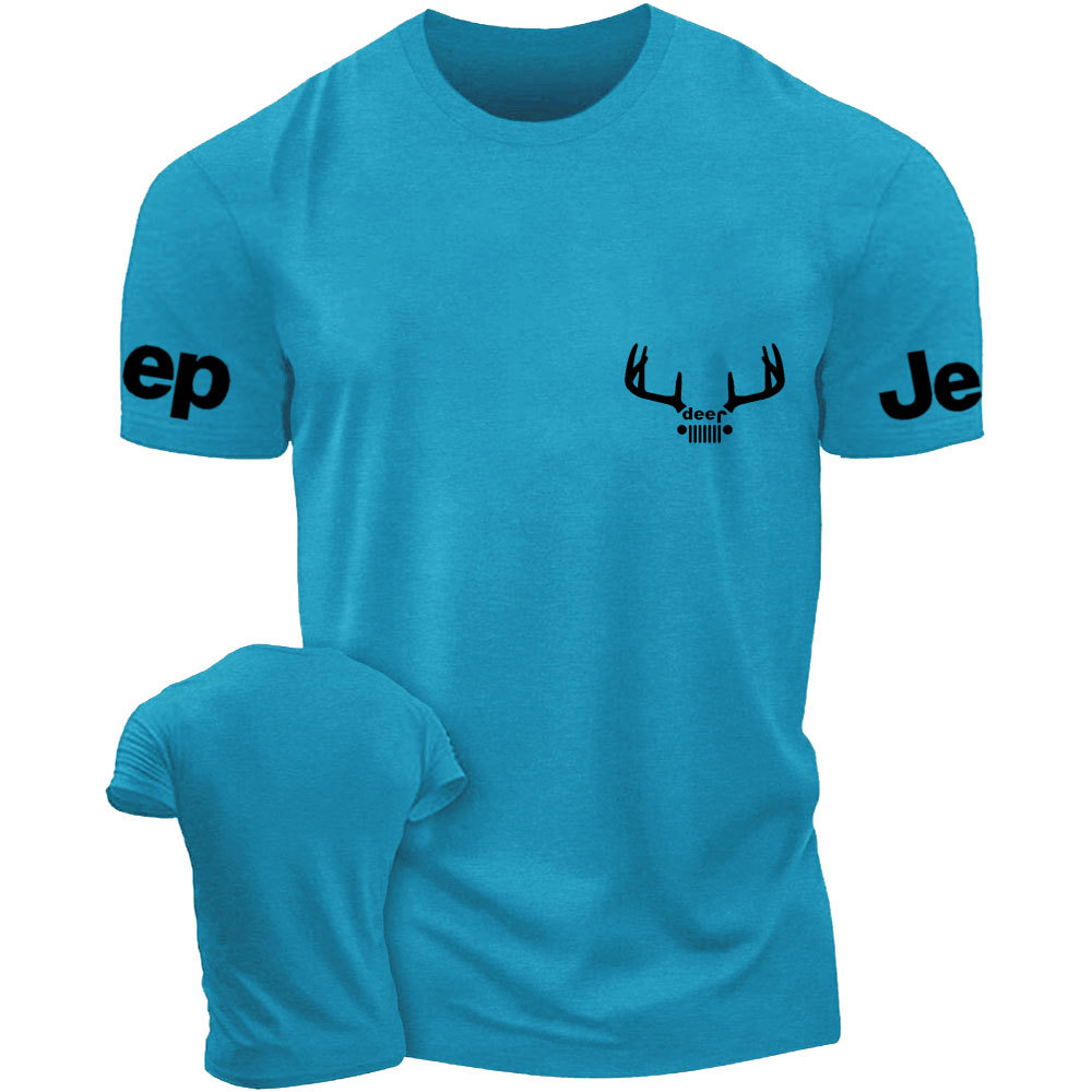 Jp Deer Antlers Grill Hunter T-Shirt