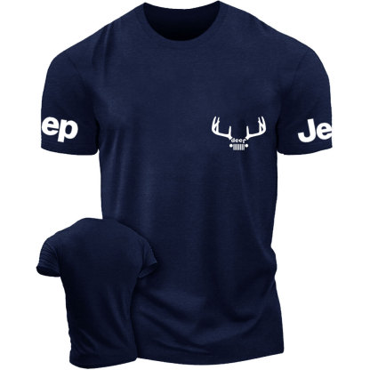 Jp Deer Antlers Grill Hunter T-Shirt