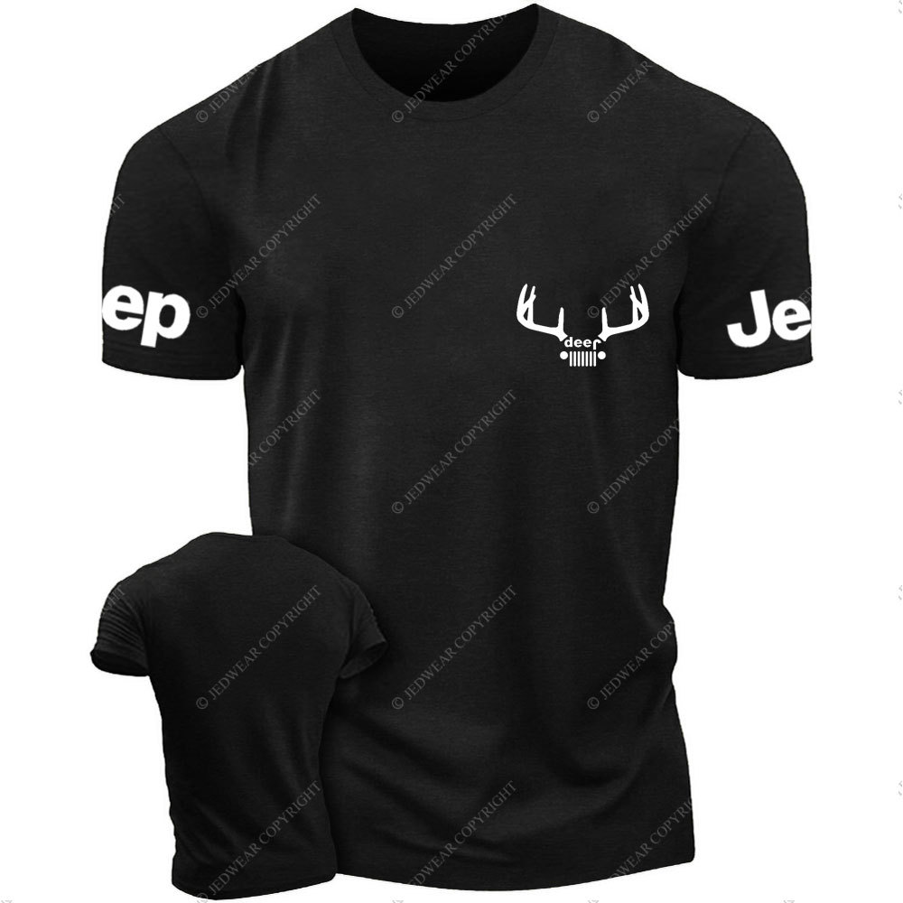 Jp Deer Antlers Grill Hunter T-Shirt
