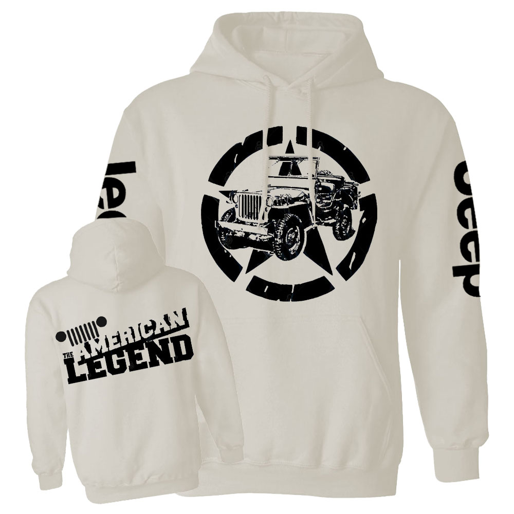 Jp The American Legend Army Star Jp Casual Hoodie