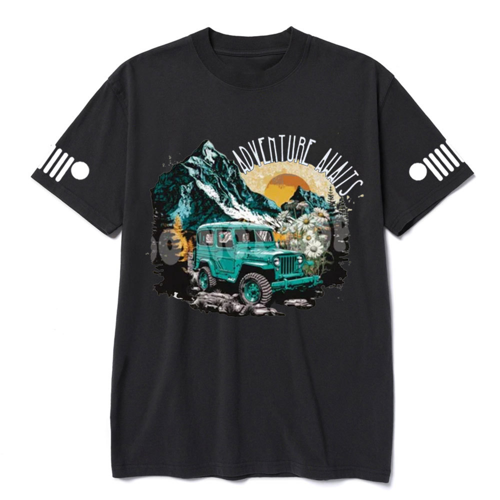 Adventure Awaits Jp Sunset T-shirt