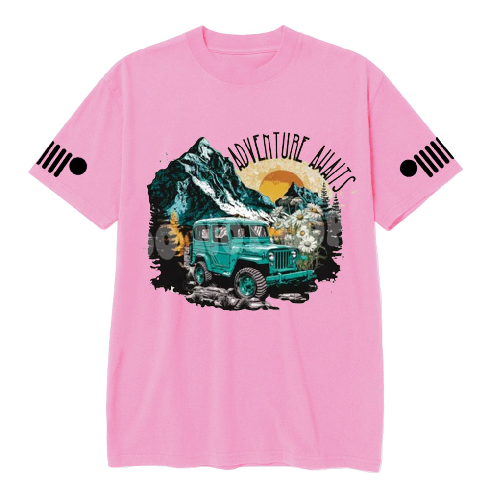 Adventure Awaits Jp Sunset T-shirt