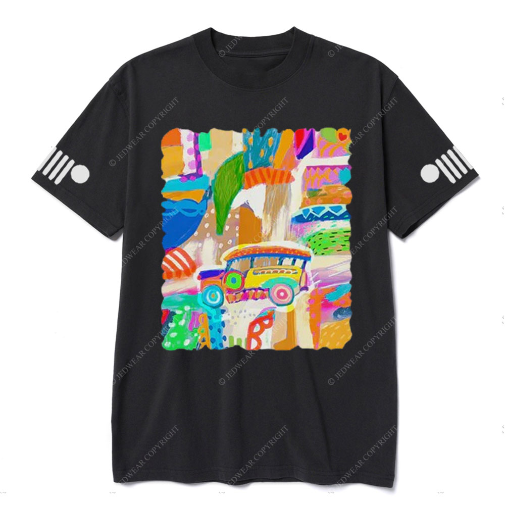 Abstract Jp Colorful T-Shirt