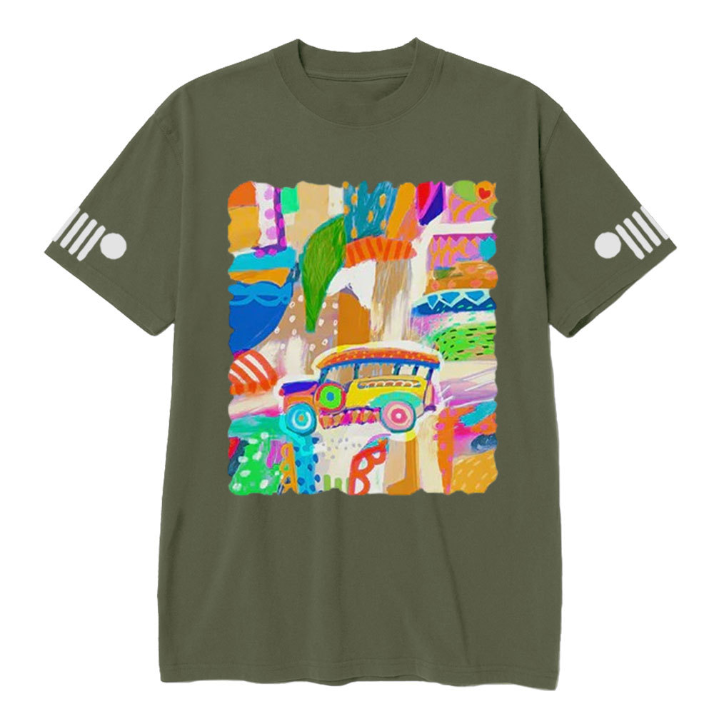 Abstract Jp Colorful T-Shirt