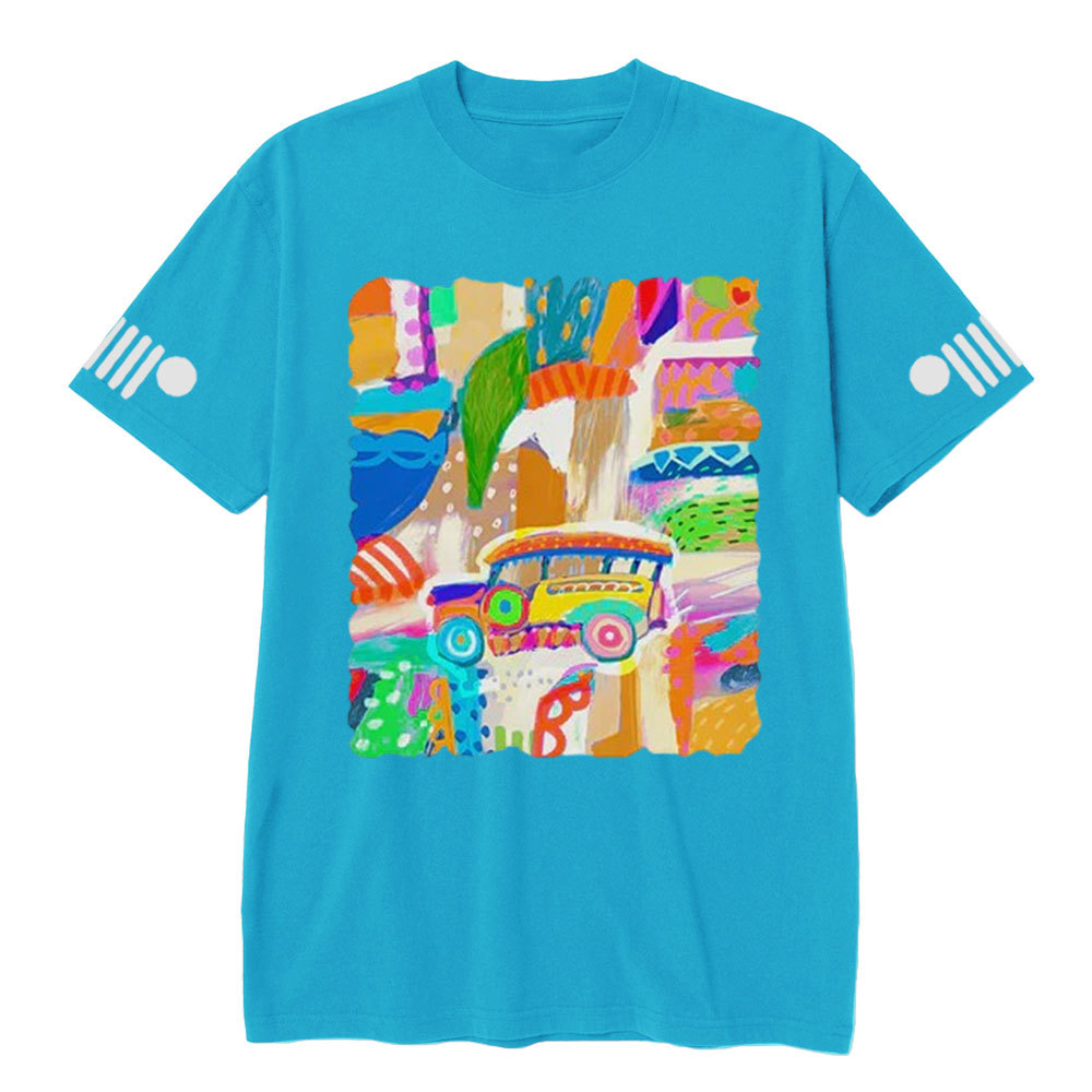 Abstract Jp Colorful T-Shirt
