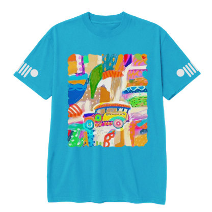 Abstract Jp Colorful T-Shirt