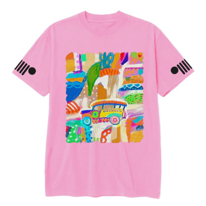 Abstract Jp Colorful T-Shirt
