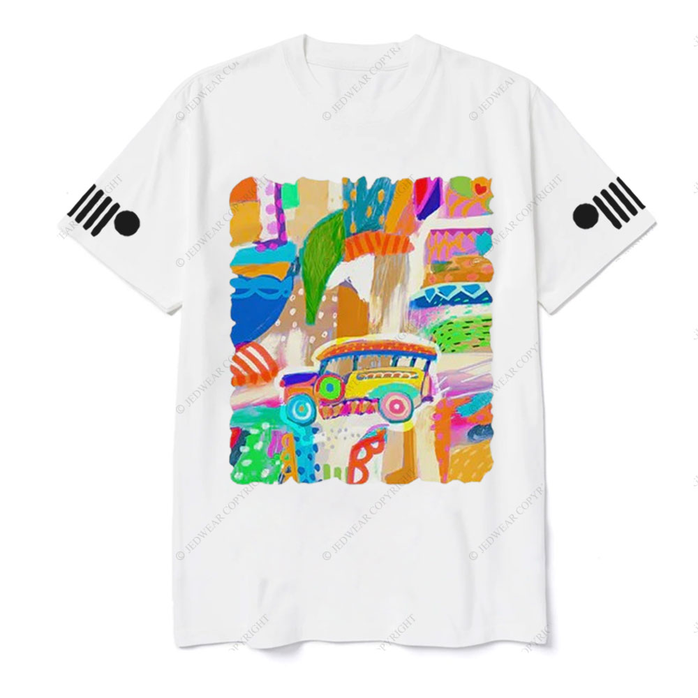 Abstract Jp Colorful T-Shirt